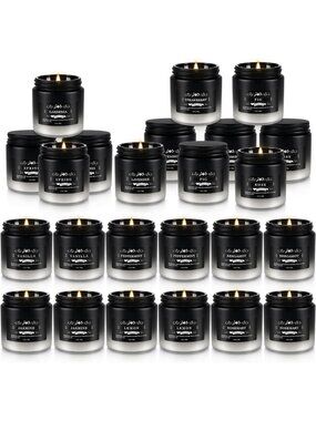 24 Pack Scented Candles - Aromatherapy Soy Candles for Home, Gifts for Him